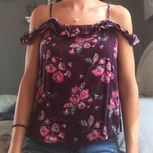 ☀️3/$10 Hollister Off the Shoulder Tank Top